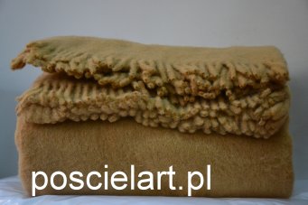 Koc wełna beż