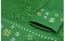 Ręcznik Kwiatek zielony