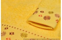 Ręcznik Kwiatek żółty