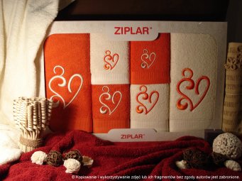 Kpl. ręczników Amor ceglasty