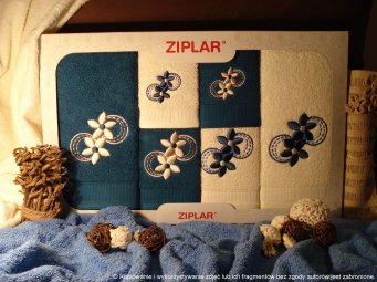 Kpl. ręczników Simbioze granat